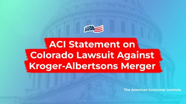 ACI Statement on Colorado Lawsuit Against Kroger-Albertsons Merger
