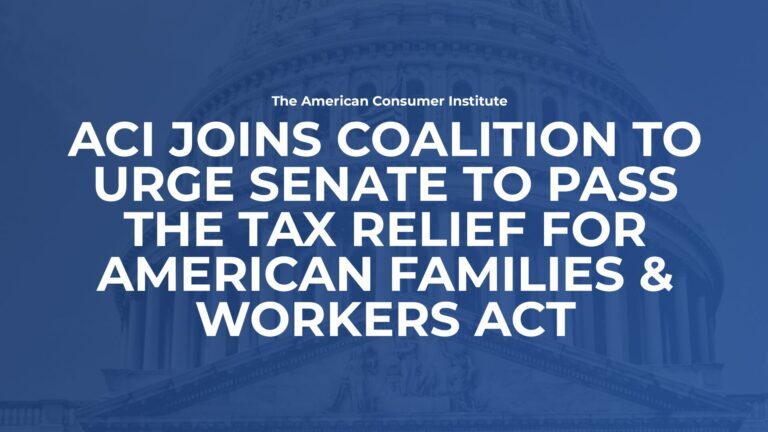 ACI Joins Coalition to Urge Senate to Pass the Tax Relief for American Families and Workers Act