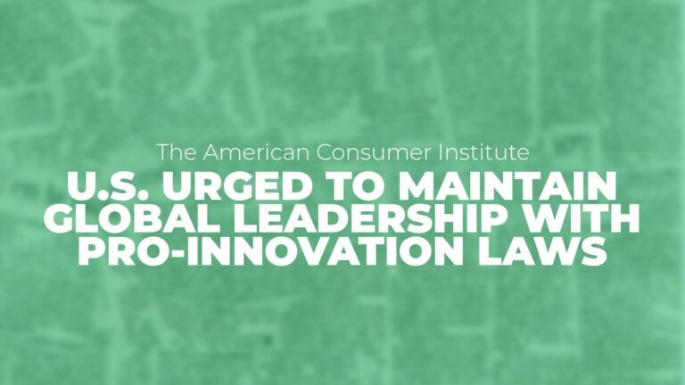 U.S. Urged to Maintain Global Leadership with Pro-Innovation Laws