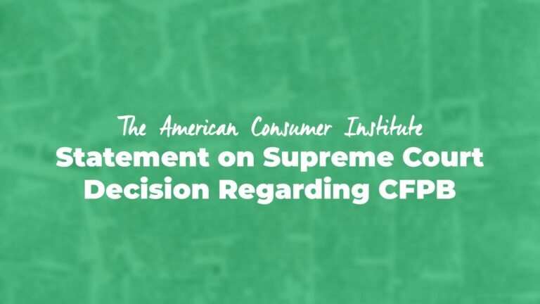 Statement on Supreme Court Decision Regarding CFPB