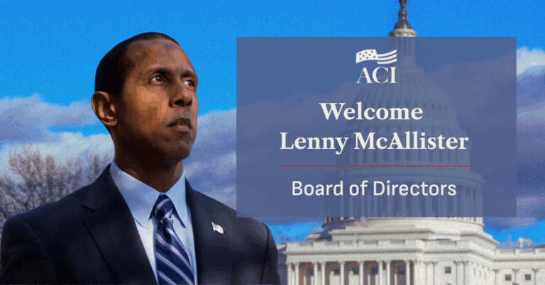 ACI Welcomes Lenny McAllister to Our Board of Directors